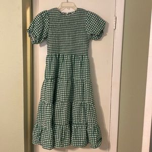 Shein smocked summer dress sz L